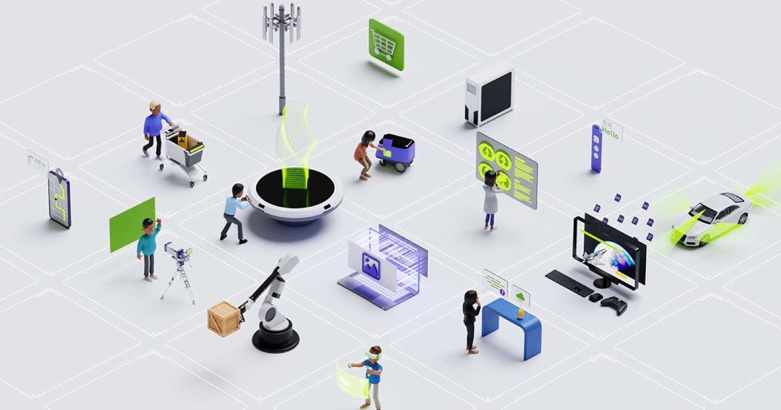 Ilustración del programa NVIDIA Inception